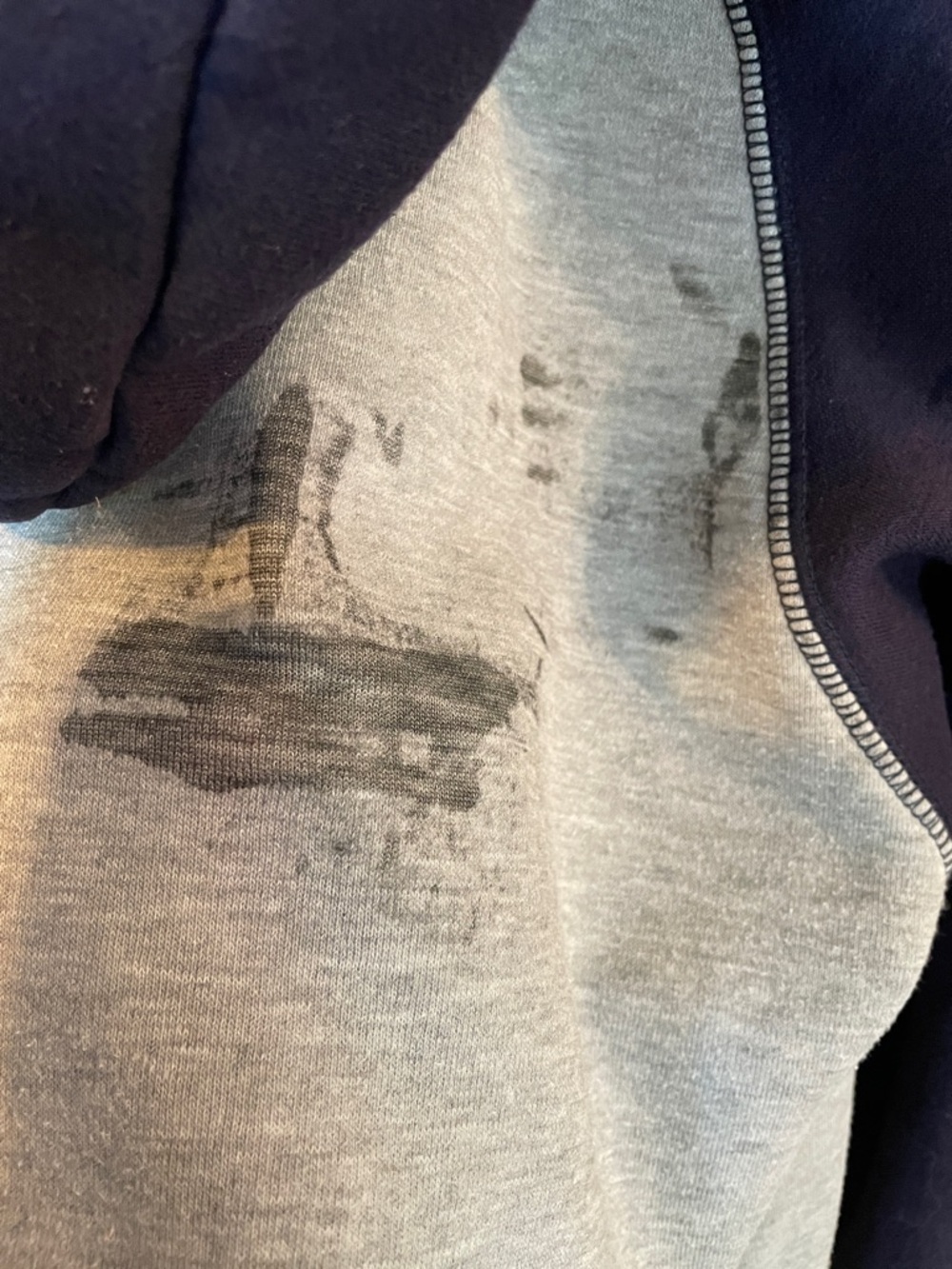 Canucks NHL Two-Tone Zip Hoodie - Picture 7 of 8